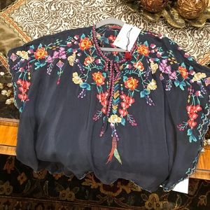 Johnny Was Selena Poncho NWT REDUCED 20% TO $148